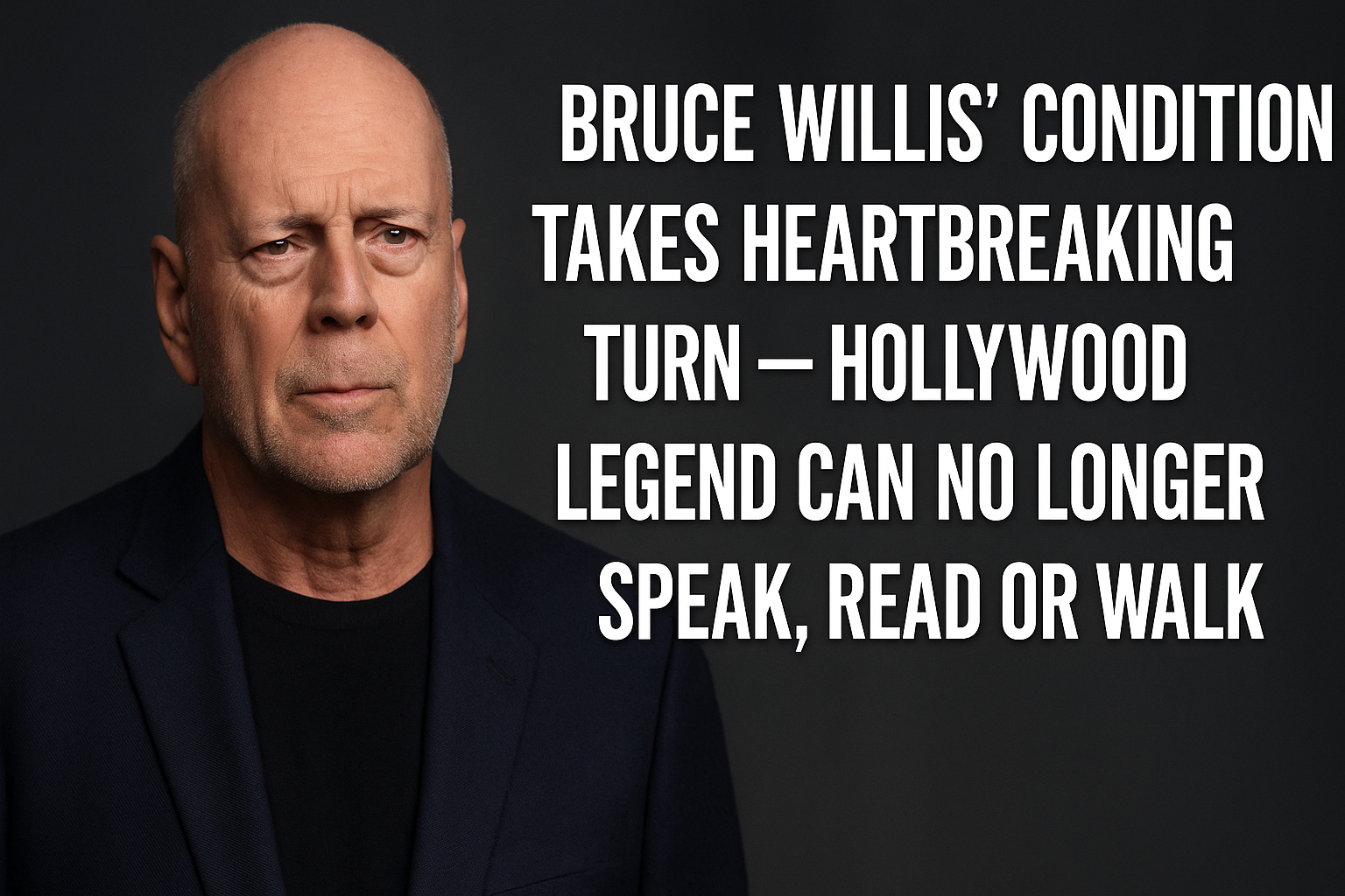 Bruce Willis’ Condition Takes Heartbreaking Turn — Hollywood Legend Can No Longer Speak, Read or Walk