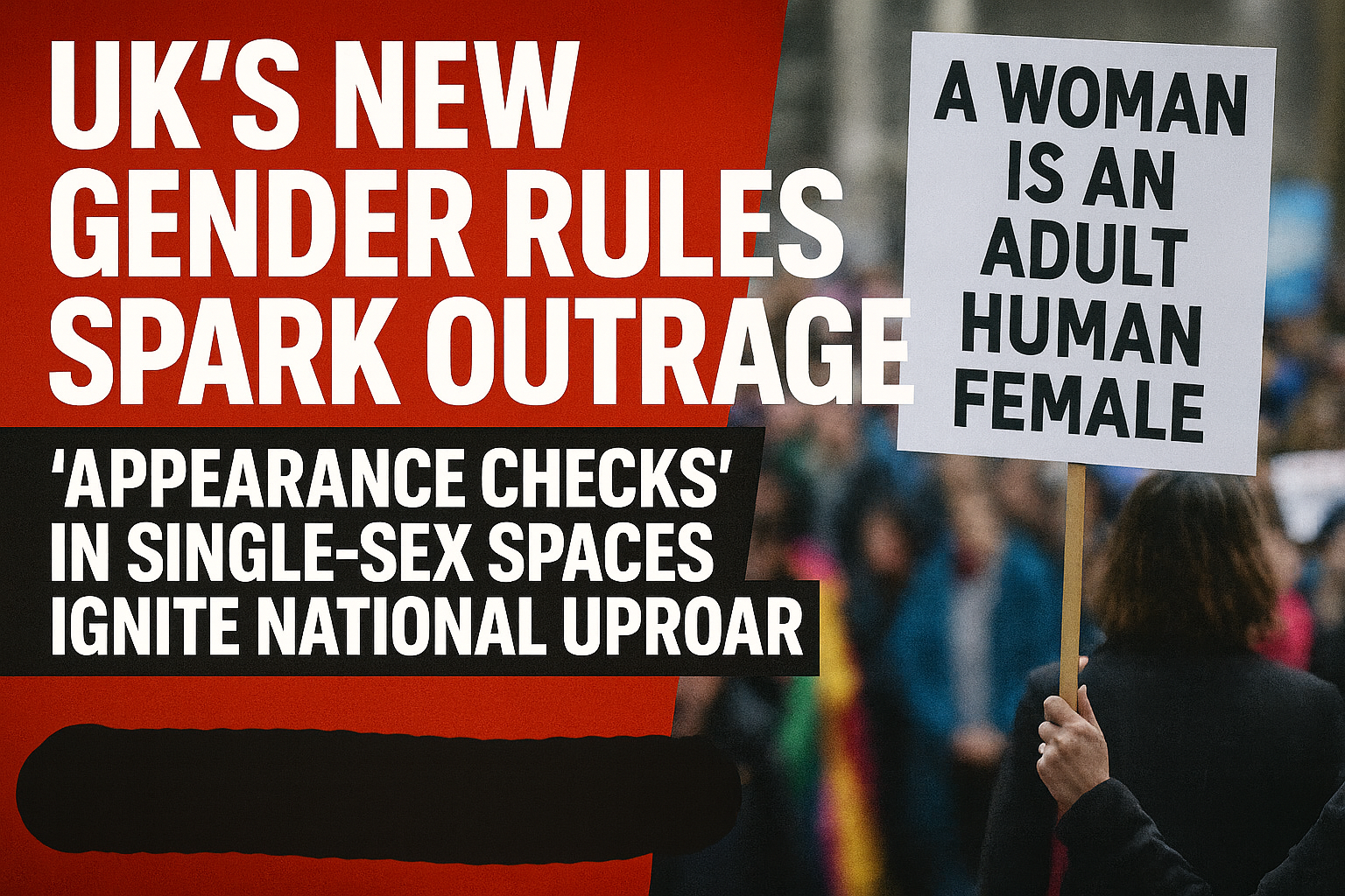 UK’s New Gender Rules Spark Outrage — ‘Appearance Checks’ in Single-Sex Spaces Ignite National Uproar