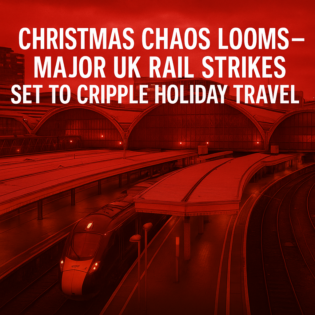 Christmas Rail Travel Threatened: Rail, Maritime and Transport union (RMT) Announces Strikes on CrossCountry for December