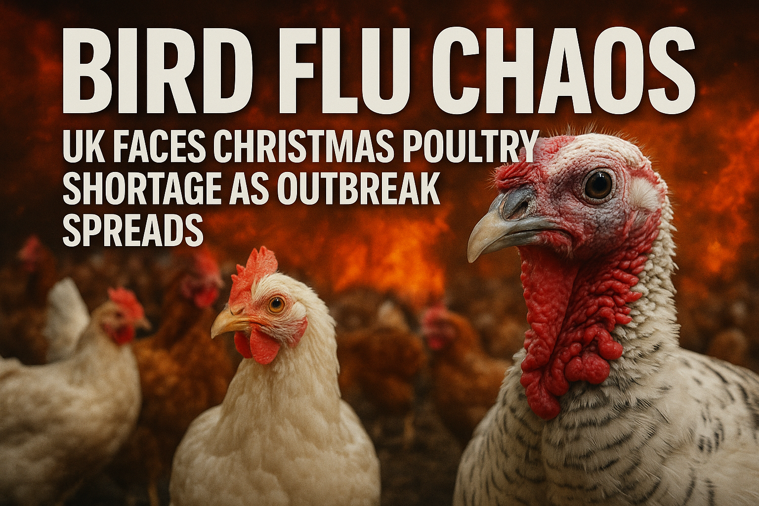 Bird Flu Chaos — UK Faces Christmas Poultry Shortage as Outbreak Spreads 🔥🦠