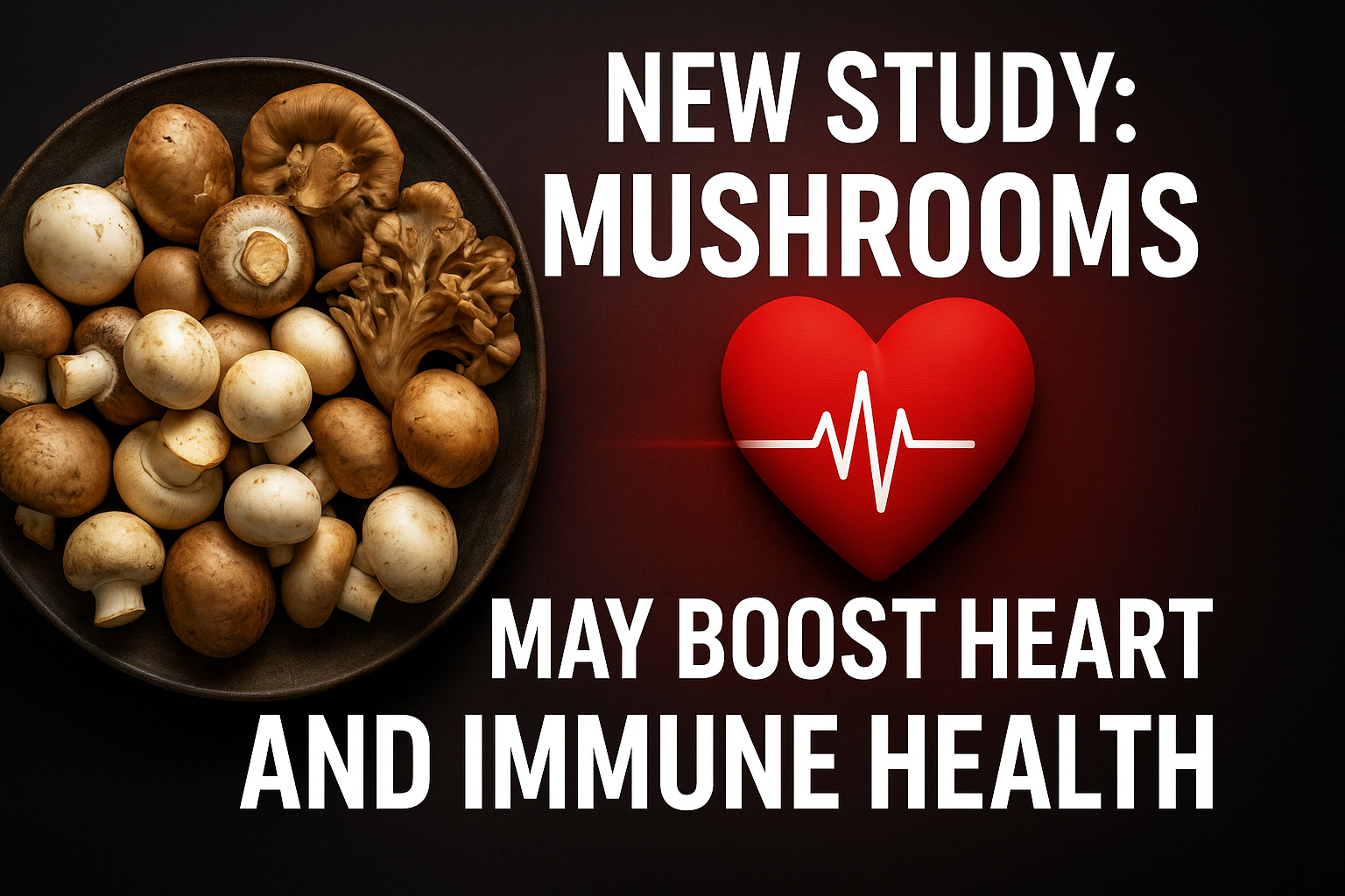 New Study Reveals Mushrooms May Boost Heart and Immune Health Without Changing Your Diet