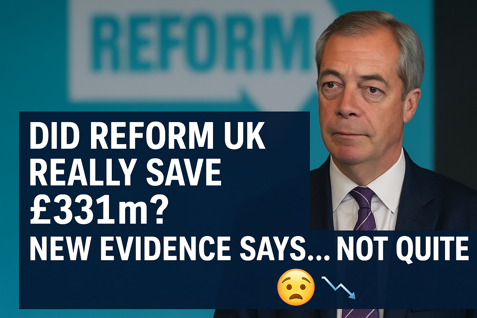 Did Reform UK Really Save £331 M? New Evidence Says… Not Quite 😬📉
